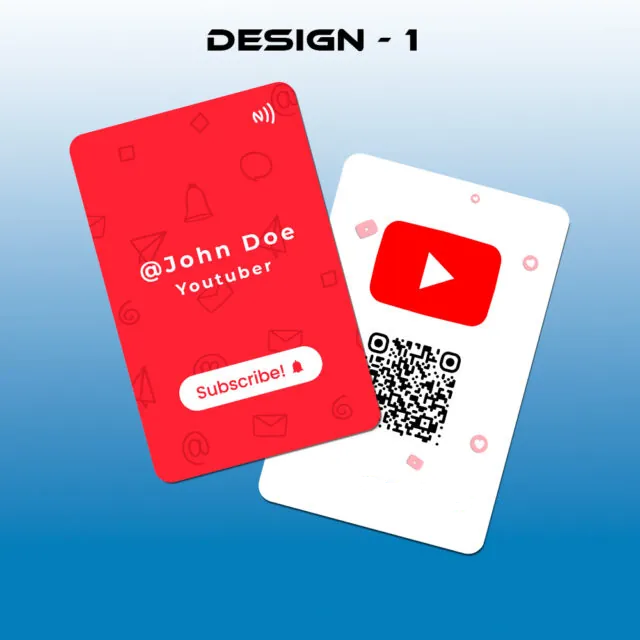 Social Media NFC Digital Business Cards