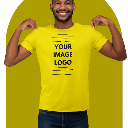 Custom T-Shirt Printing for Men - Customized & Personalized (Photo, Text, or Logo Print)