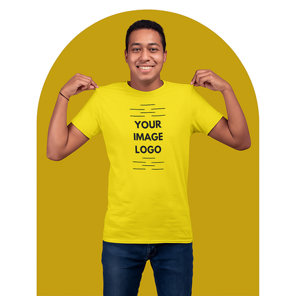 Custom T-Shirt Printing for Men - Customized & Personalized (Photo, Text, or Logo Print)