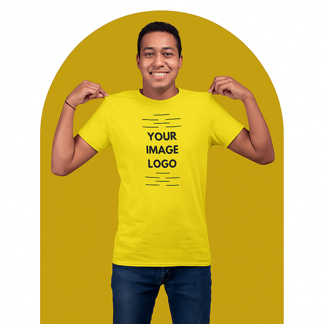 Custom T-Shirt Printing for Men - Customized & Personalized (Photo, Text, or Logo Print)