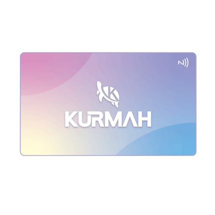 NFC Digital Business Card | Gradient Pink and Light Blue Color - Kurmah